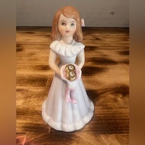 Growing Up Girls Brunette Age 8 Figurine